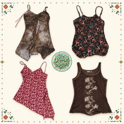 Y2K Girly Going Out Tops & Camis Mix :10pcs (B2)