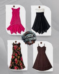 Y2K Grunge Poly Dress