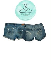 Y2k denim short (180826-25)