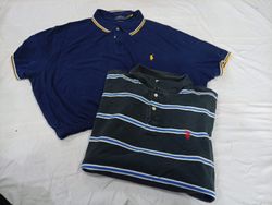 CR11085 Upcycled Polo Cropped Tops