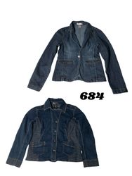 Veste blazer en jean (marque) Sonoma, Baccini etc...