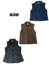 Columbia vintage fleece vest for men women #650
