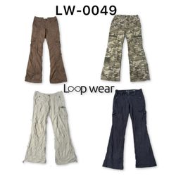 Y2K Streetwear Flare Cargo Pants
