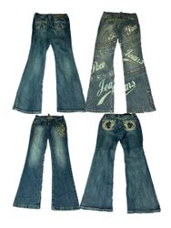 Y2K flare jeans |V-T778