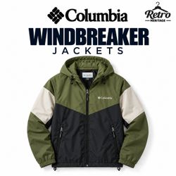 Columbia Windbreaker Jackets - S036