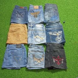 LOVE INDIGO AND OTHER BRAND MINI MICRO SKIRT WOMEN..