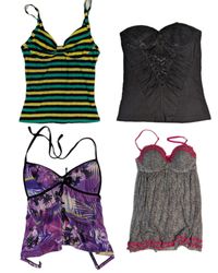 Women's Assorted Camisoles and Bustier Tops (TR-10..