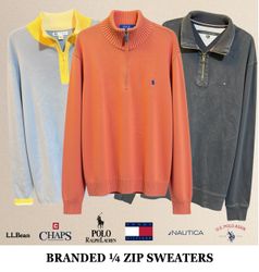 Premium 1/4 Zip Sweaters including Tommy Hilfiger ..