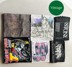 Vintage 90s/Y2K Graphic T-Shirt Bundle