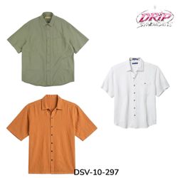 Camisas de botão de manga curta