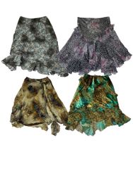 Y2K ruffle and floral skirts | V-T712
