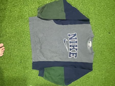Nike spell out rework sweatshirt