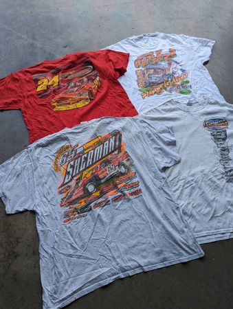 NASCAR racing print t shirts