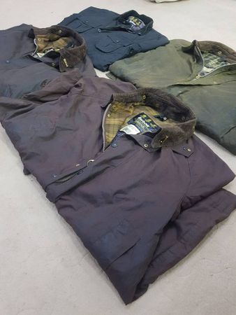 Mans Branded Oil Barbour Jacket