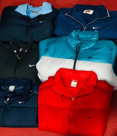 Nike vintage and modern puffers