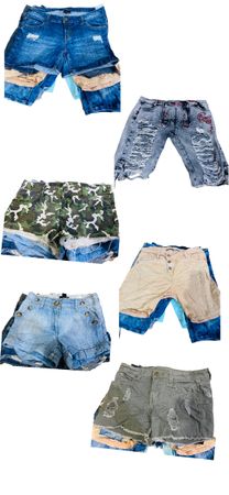 Branded Cut-Off Shorts