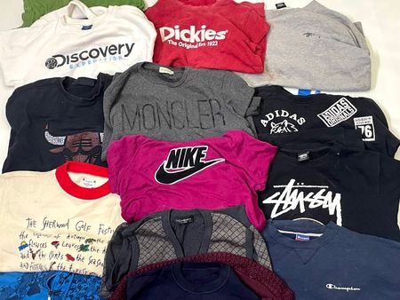 “Pulls et sweats de marques variées”