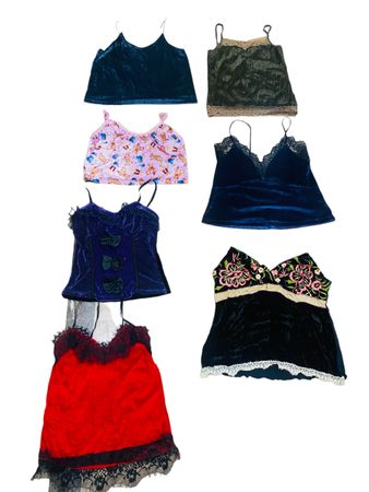 Fancy Velvet Y2K Camisole Top