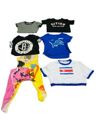 6 Pieces Y2K Crop Tops