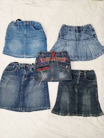 Y2K Mini Denim Skirts