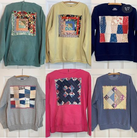 Rework patchwork sweat shirt