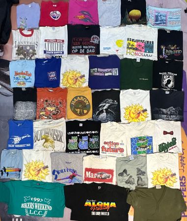 Single stitched T shirts