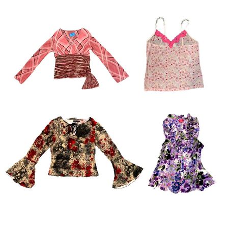 y2k Mixed Tops , (RX-052)