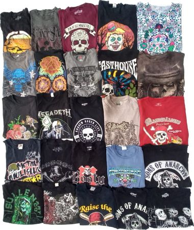 Horror Printed T-shirts - 50 Pcs