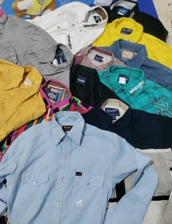 Man's vintage Wrangler Button shirts