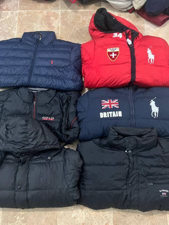 Adidas jacket ,Polo brands jacket and Helly Hansen brand jackets