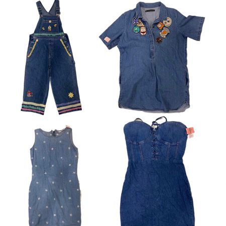 Y2K Mixed Denim ( F-773)