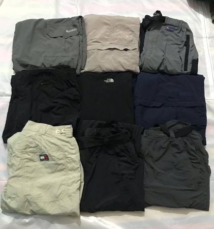 Karrimor, the north face,Tommy,salt rock, mountain,tog 24,quechua,craghoppers  trousers  22 pieces