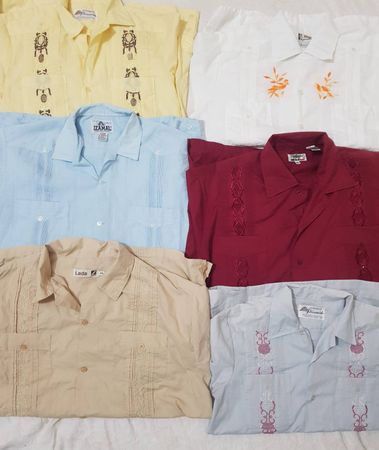 Cuban style(Panama) shirts 19 pieces