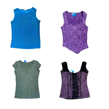 Y2k mixed tops , (RX-090)