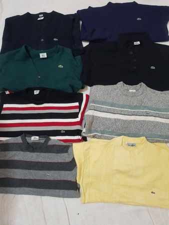 Lacoste sweaters 23 pieces