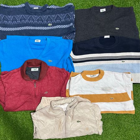 Branded Lacoste sweaters