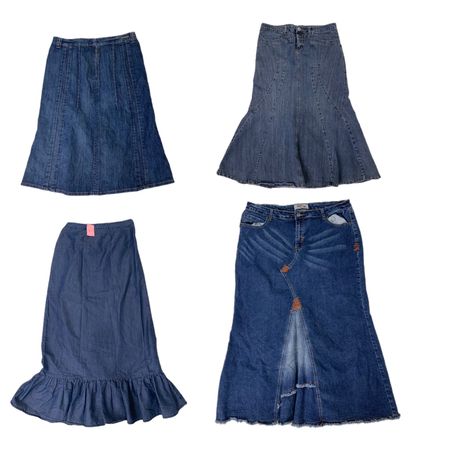 Y2K Demim skirts (F-797 )