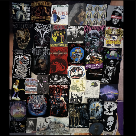 Music T-shirts 40 piece