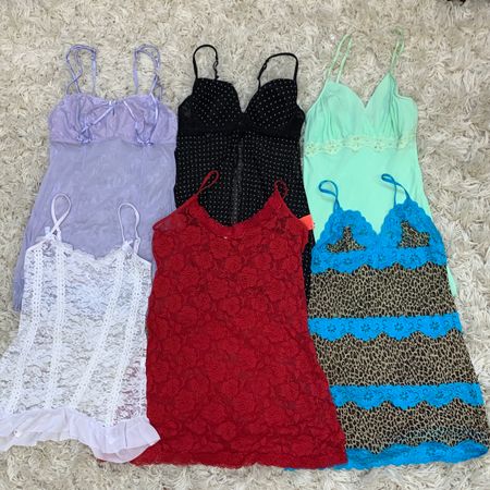 European Bale Y2K Lingerie Mini Dress Mix(18pic. #24)