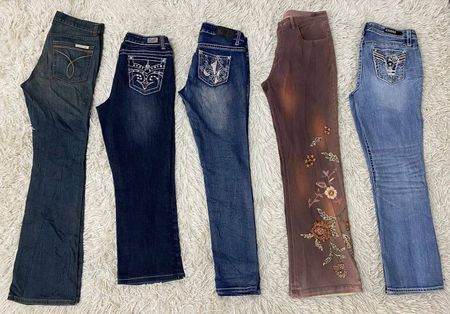 Y2K 2024 Y2K Bestseller Classic Jeans - 15 Pcs
