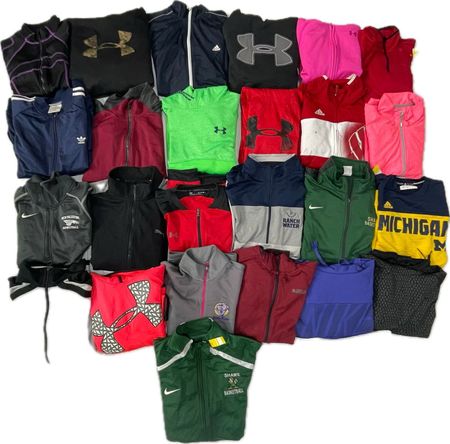 Branded Sport Hoodies and Sweatshirts - 50 Pcs