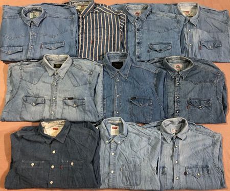 Men’s Levi’s denim shirts