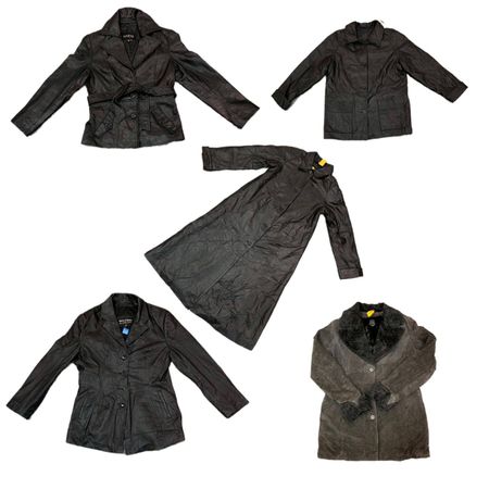 90’s/Y2K Model Off Duty Leather Jackets ,(RX-106)