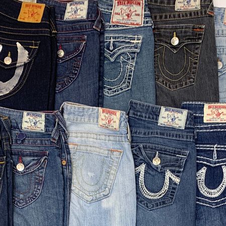 Y2K True Religion Straight Leg Jeans