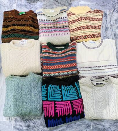 Round neck sweaters