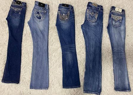 Custom handpick BestSeller Y2k flare/Straight Leg Miss Me Jeans - 12 Pcs