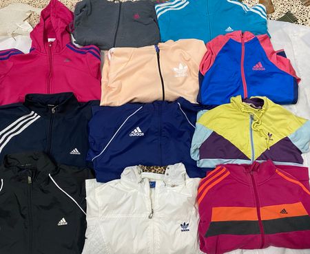 Adidas track/windbreaker jackets