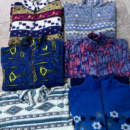 *Crazy Pattern Fleece*