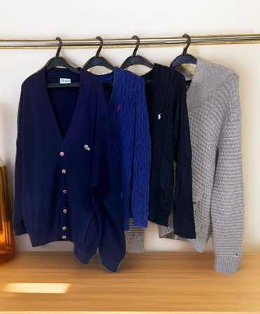 *Branded Lacoste & Polo Cardigan Sweaters 10 pieces* #214