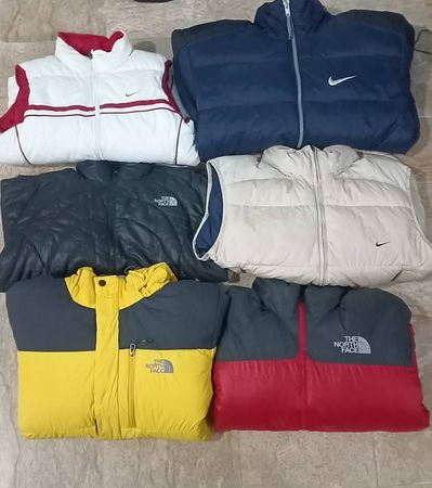 Branded The North face And Nike Puffer Jackets